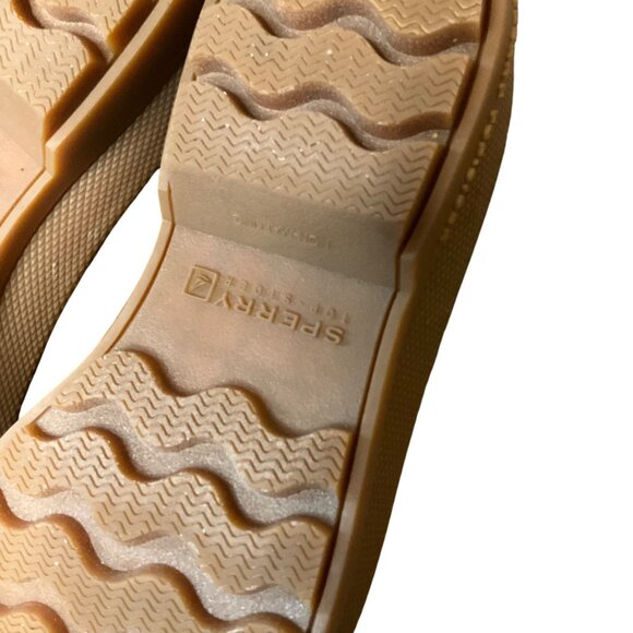 Sperry Mens Waterproof Rubber Chelsea Boots Brown Size 9M Durable outdoor rain - Picture 4 of 13